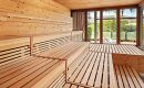 Sauna mit Blick in die Natur