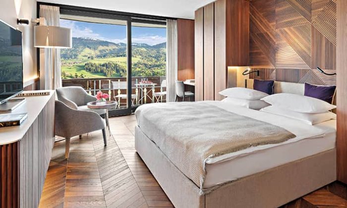 Schlafbereich im Superior Doppelzimmer