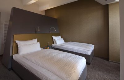 Zwei Betten im Deluxe Twin Room