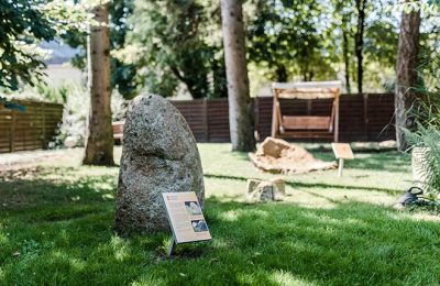 Steine im Wellnessgarten