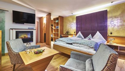 Doppelzimmer Ametrin im Spirit & Spa Hotel Birkenhof