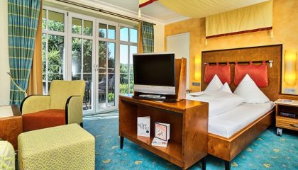 Franzözisches Komfortzimmer Koralle im Spirit & Spa Hotel Birkenhof