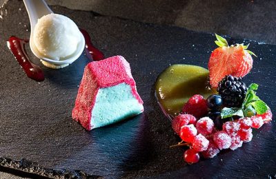 Nachspeise des Hotels