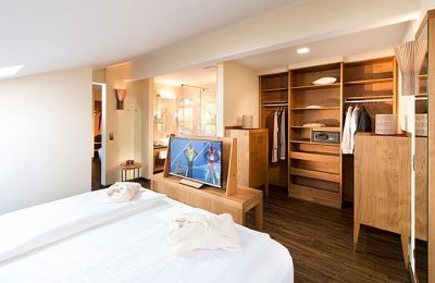 Wohnbereich in der Loftsuite