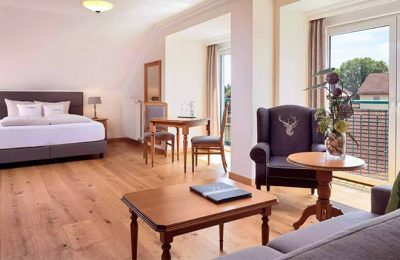 Wohnbereich in der Juniorsuite Top Floor