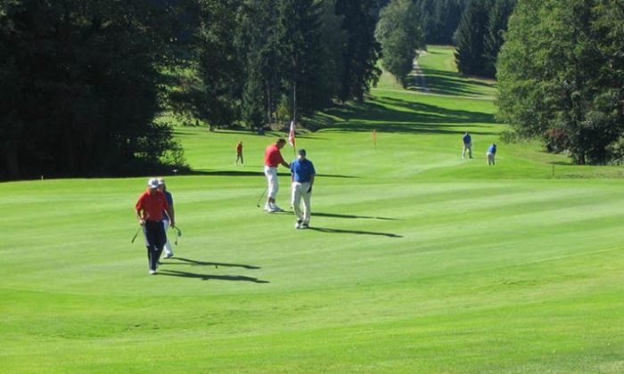 Goflspieler im Bayerischen Wald