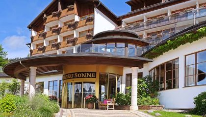 Eingang vom Hotel Allgäu Sonne
