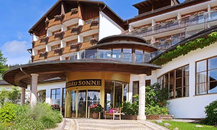 Eingang vom Hotel Allgäu Sonne