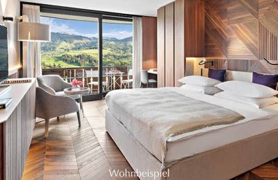 Schlafbereich im Superior Doppelzimmer