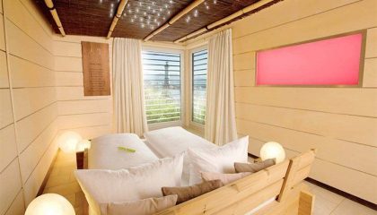 Bett in der ZEN Japan Suite