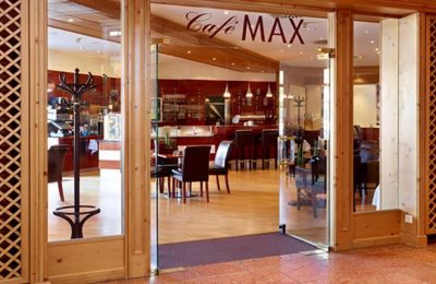 Eingang vom Cáfe Madx