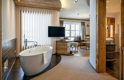 Wohnbereich in der Almsuite