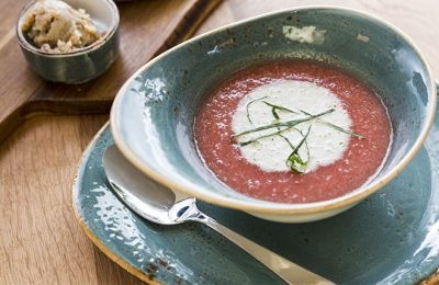 Frische Suppe in der Nahaufnahme