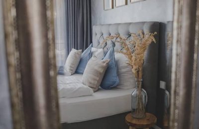 Schlafbereich im Carolin Suite