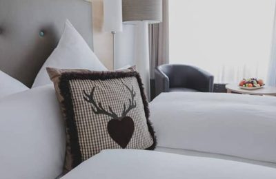 Bett im Komfort Doppelzimmer