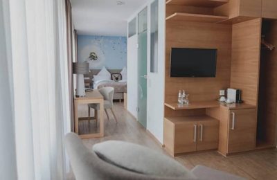 Wohnbereich im Superior Doppelzimmer