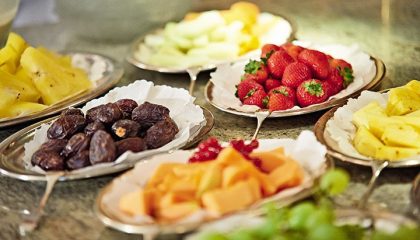 Gourmet – Wochenende Buffet mit frischem Obst