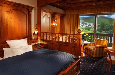 Bett im Doppelzimmer