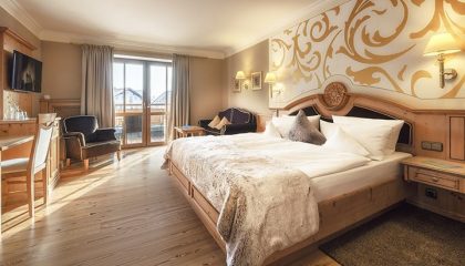 Bett im Doppelzimmer Landgold