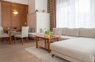 Wohnbereich in einer Wellness Suite