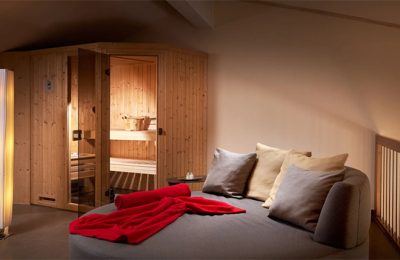 Wohnbereich in der Spa-Suite