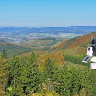 Panoramaufnahme vom Sauerland