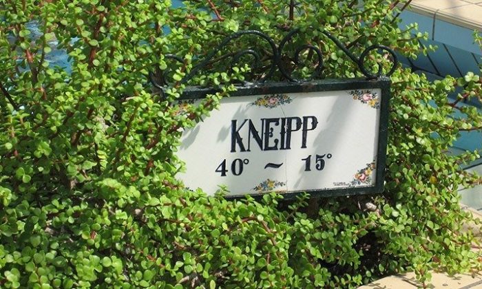 Kneipp Schild beim Sebastian Kneipp Mueseum
