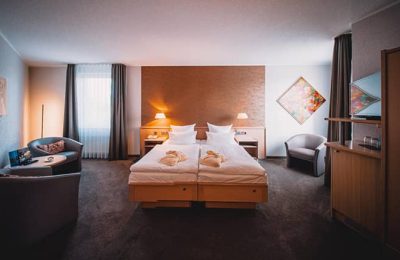 Schlafbereich im Zimmer Komfort im See Park