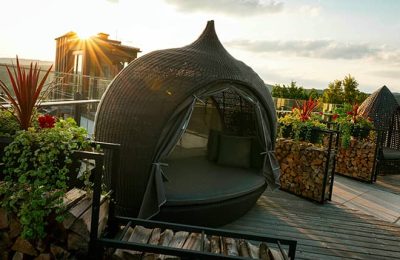 Liegemuschel auf dem Romantikdeck