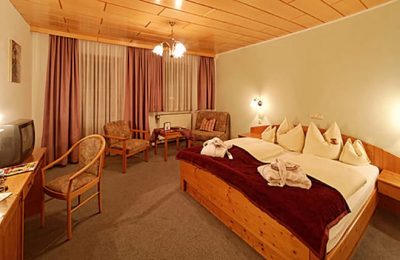 Bett im Komfortzimmer