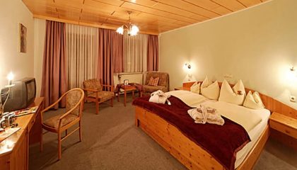 Bett im Komfortzimmer