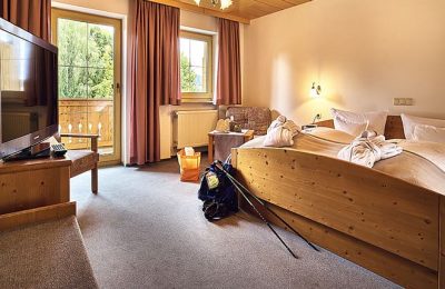 Bett im Bayerwald Komfortzimmer