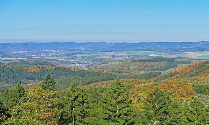 Panoramaaufnahme vom Wittgensteiner Land