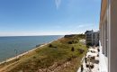 Ausblick vom Balkon eines Zimmers auf Sylt und die Nordsee