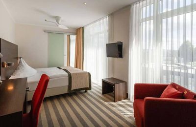 Wohnbereich im Einzelzimmer Stammhaus-A Straßen­seite