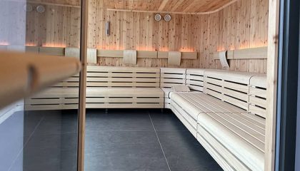 Zirbenholzsauna im Hotel Diedrich