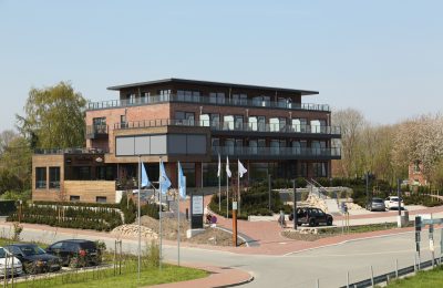 Elbstrand Resort Krautsand Außenansicht vom Elbstrand Resort Krautsand