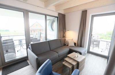 Wohnraum in der Admiralsuite