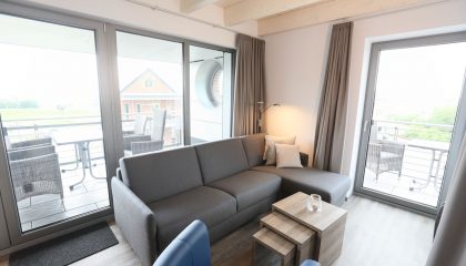 Wohnraum in der Admiralsuite