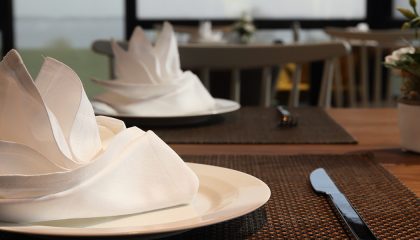 Fein gedeckter Tisch