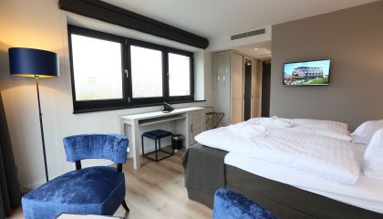 Bett im Komfortzimmer Südseite 2