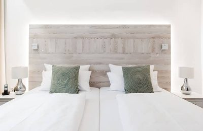 Bett in der Junior Suite Lebenslust