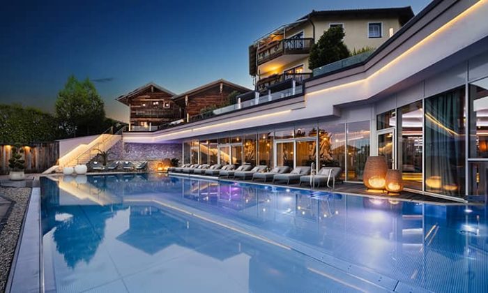 Außenpool im Jagdhof