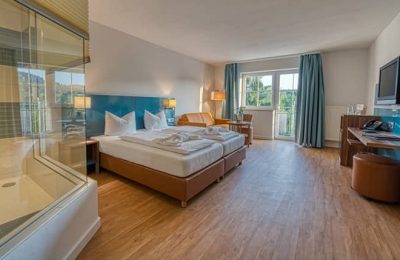 Schlafbereich im Zimmer Comfort im Reibener-Hof